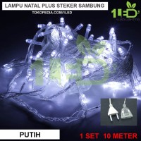 Jual Lampu Natal LED Putih Twinkle Light hias pohon Christmas Murah