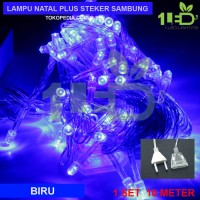 Jual Lampu Natal LED Biru Twinkle Light hias pohon Christmas Murah