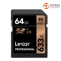 Lexar 64GB Professional UHS-I SDXC Memory Card (U1)