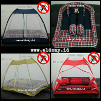 Jual Set kasur bayi, bantal guling, dan kelambu tenda Murah
