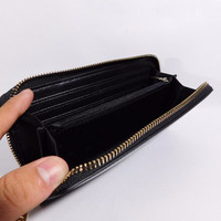 DOMPET KULIT PANJANG PRIA WANITA IMPORT BRANDED | AIGNER 807 BLACK