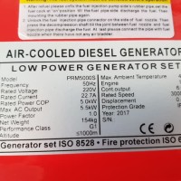 Generator / Genset Silent Diesel / Solar 5000 VA / 5 KVA PRIMERO