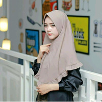 Jual hijab instan khimar pet rempel bawah terbaru dan termurah Murah