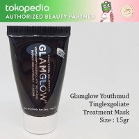 (Tube) Glamglow Youthmud Tinglexfoliate Treatment 15gr, Masker Wajah