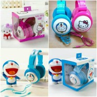 dijual Headphone Karakter Lucu / Handsfree HF Bando Character
