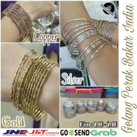 Gelang Perak Bakar India Original Gelang Anak Dewasa Grosir Murah