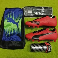 Paket Komplit!! Sepatu Bola Puma Evospeed Kualitas Grad Ori