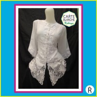 Kebaya Carte Blanche Kebaya Lengan 3/4 Kekinian Jaman Now Size S-XL