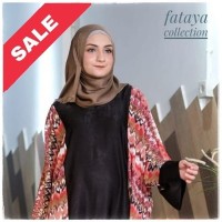 Jual Abaya Black Sinai Bahan Full Maxmara Murah