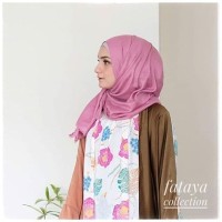 Jual Abaya Bunga Batik Crepe Mix Maxmara Murah