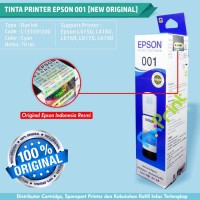 Tinta Printer Epson 001 Original Cyan L4150 L4160 L6160 L6170 L6190