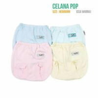 Pakaian Bayi Unisex Baju Sepatu Fluffy Celana Pop Warna Isi 3P AJB0417