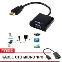 Converter Hdmi To Vga Free Kabel Otg Micro Usb