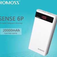 Romoss Sense 6P Power Bank 20000mAh dengan LCD Display Diskon