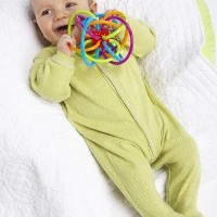 TEETHER BOLA MANHATTAN TOY Winkel Rattle and Sensory Teether BPA FREE