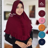 Jual JILBAB LANGSUNG INSTAN SYRIA BERGO REMPEL TENGAH POLOS PET ANTEM Murah