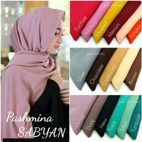 Pashmina hijab remaja pasmina kerudung krudung jilbab polos terlaris