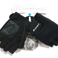 Jual sarung tangan Eiger half finger glove gloves riding motorcycle Murah
