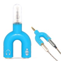 Kabel Audio Splitter U (Mic & Earphone) Jack 3.5 mm Microphone SP-37