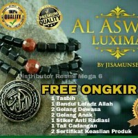 AL ASWAD LUXIMA - KALUNG DAN TASBIH KESEHATAN - DIJAMIN ASLI 100%