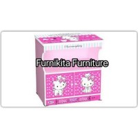 RAK TV MEJA TV HELLO KITTY MINIMALIS MURAH perabotan