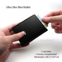 Harga dompet kulit pria tipis mini slim wallet kulit sapi asli | Pembandingharga.com