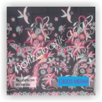 Mode Batik, Butik Batik Modern, Desain Baju Batik CB203 Merah