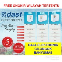 Freezer Box Dast DCF 219 200L Chest Freezer Daging 200 L Kulkas Daging