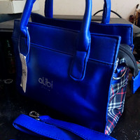 Tas fashion impor merk alibi warna biru