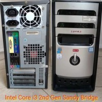 CPU PC Rakitan Intel Core i3 set Multimedia Free HDD 1 TB Eksternal