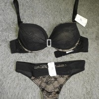 Bra set with thong FMN Divya phantom taupe Diskon