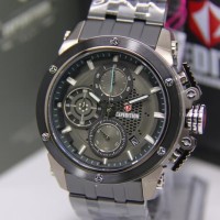 JAM TANGAN EXPEDITION 6748 PRIA FULL BLACK DJARUM BIRU ORIGINAL