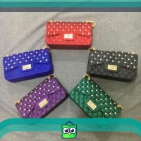 TAS IMPORT JAKARTA JELLY MATTE Classic Daimond UK 22 cm ( BW8022)