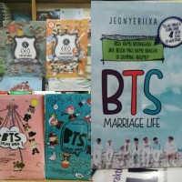 Novel 5 Buku - BTS 1 dan 2 - EXO salah gaul 1 dan 2 - BTS Mariagge