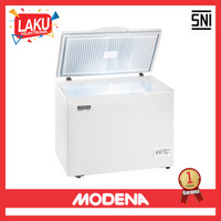 Freezer Box 205 liter 1 Pintu Chest Freezer Modena MD 20 W 20W - PROMO