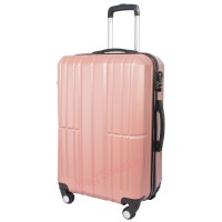 Real Polo Tas Koper Hardcase Fiber ABS 4 Roda Putar- 7717 Size 24 inch