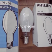 LAMPU JALAN MERCURY HPLN HPL-N 250 WATT PHILIPS CAHAYA PUTIH