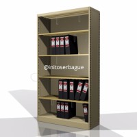 ORDNER RACK RAK LEMARI ARSIP BINDER KANTOR BAHAN BESI CUSTOM SPACELINE