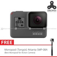 New GoPro Hero6 / GoPro Hero 6 Black + Tongsis Attanta 08-A Spin