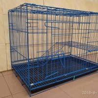 Kandang Tingkat Besar Besi Lipat untuk Kucing Anjing Kelinci