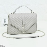 tas tenteng, slempang YSL college quilted 2073