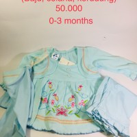 Baju Bayi muslim set 0-3 bulan