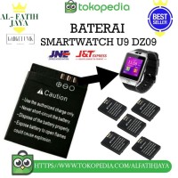 Baterai Smartwatch u9 dz09 batre jam tangan HP unik battery original