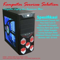 Baru Komputer/PC Rakitan Core i3 + Monitor