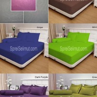 Bed Cover Set Vallery King Koil Bahan Serat Aloe Vera uk. Single