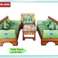 Sofa Kayu Murah Awet Solo Free Bantal sofa
