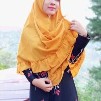 Jual Jilbab Instan pet atem Syar i jumbo rempel belah tengah tali terbaru Murah