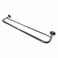 Rak Handuk 2 Susun Stainless 60cm towel Hanger Baju Model Lengku