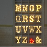BALONASIA DEKORASI ALFABET - A - Z - LAMPU LED HIASAN KAMAR