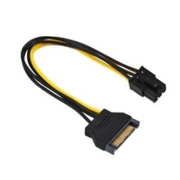Terbagus Terlaris Berkualitas Kabel Power Sata 15 Pin To 6 Pin 6Pin